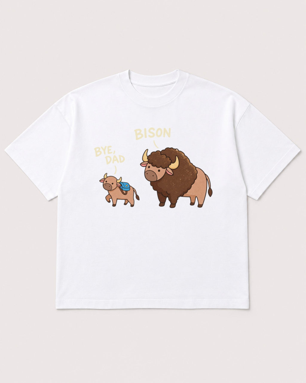 Mockup Boxy Heavyweight Tee White product
