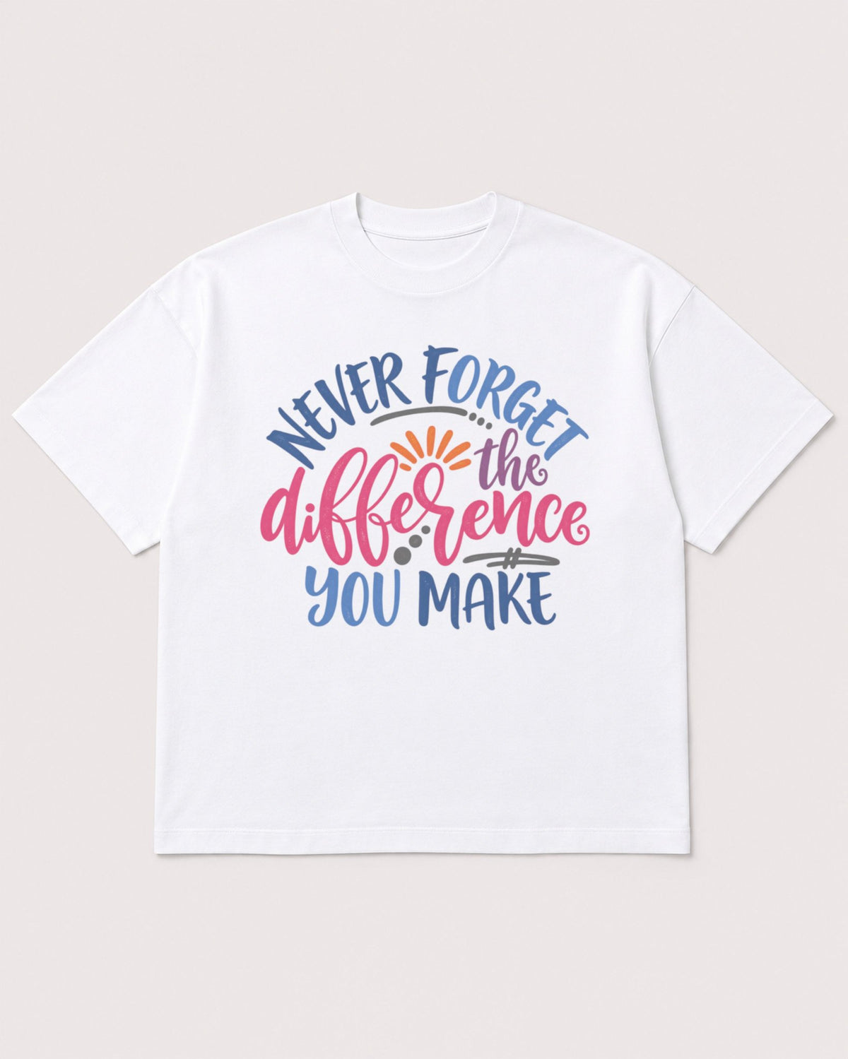 Mockup Boxy Heavyweight Tee White product
