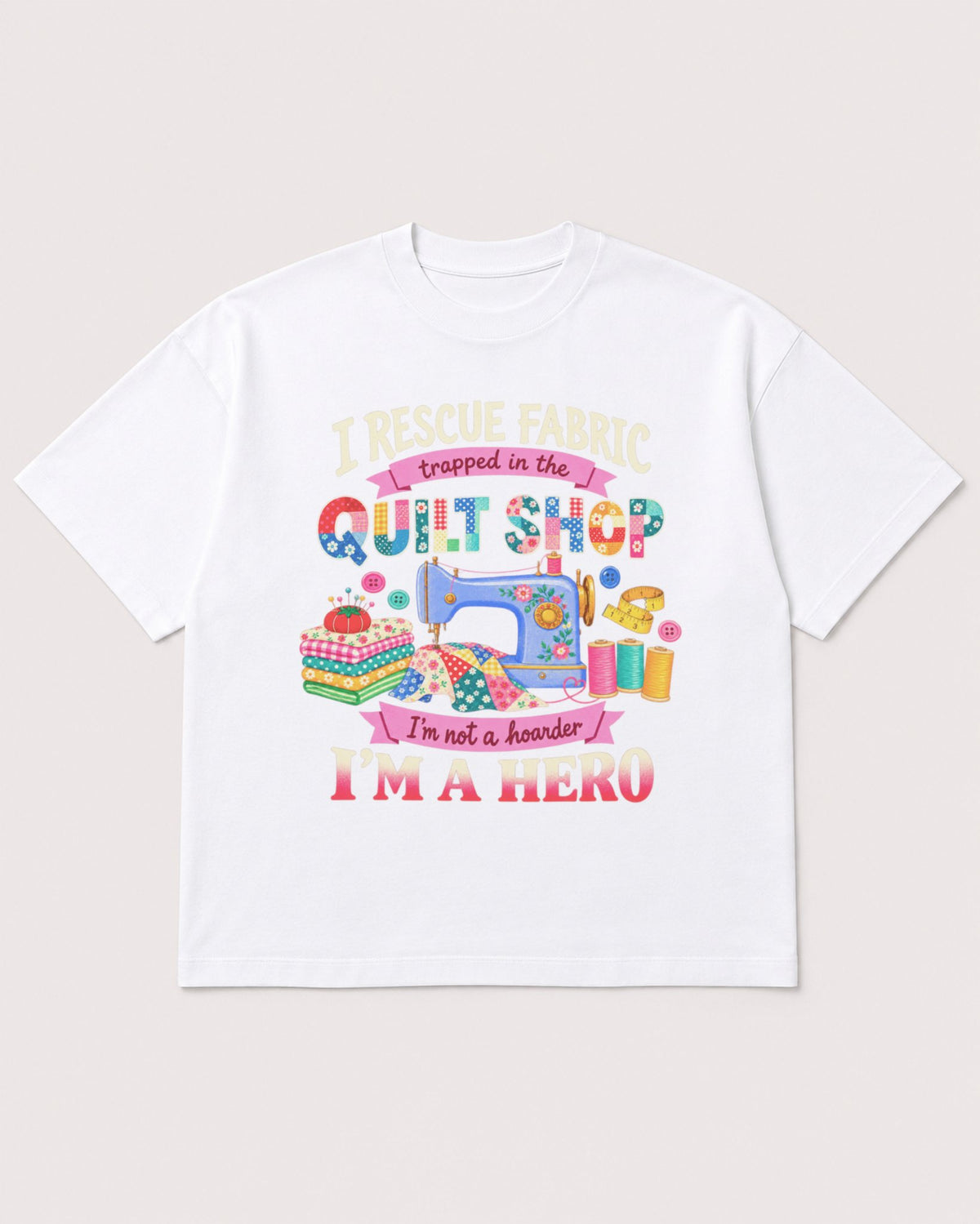 Mockup Boxy Heavyweight Tee White product