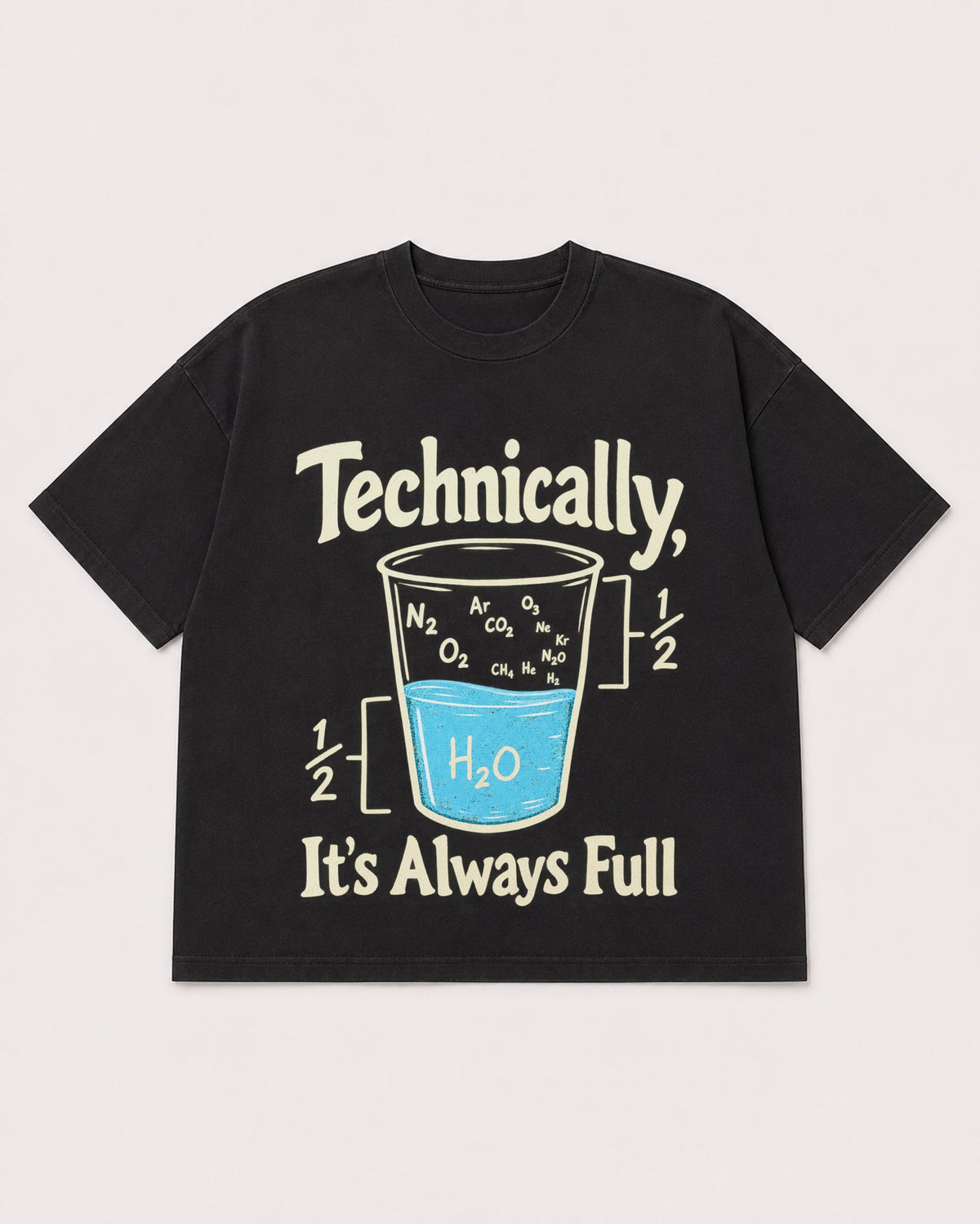 Mockup Boxy Heavyweight Tee Black product