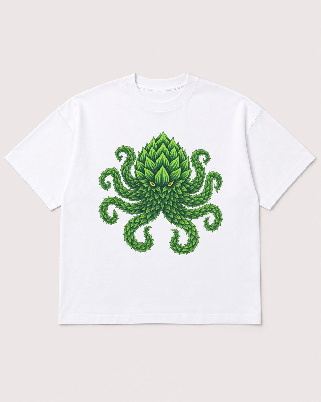 Mockup Boxy Heavyweight Tee White product