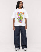 Mockup Boxy Heavyweight Tee White female full-body 04