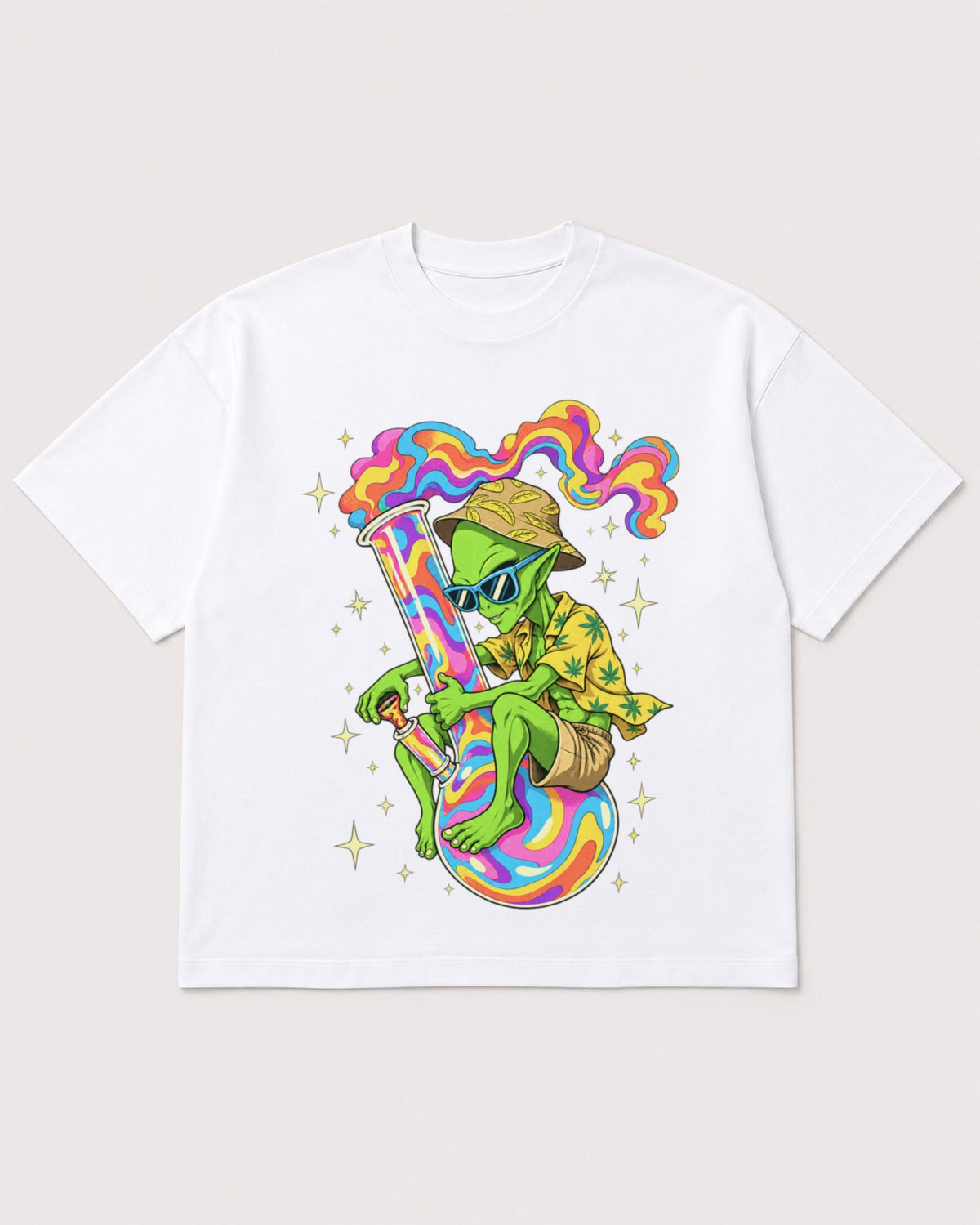 Mockup Boxy Heavyweight Tee White product