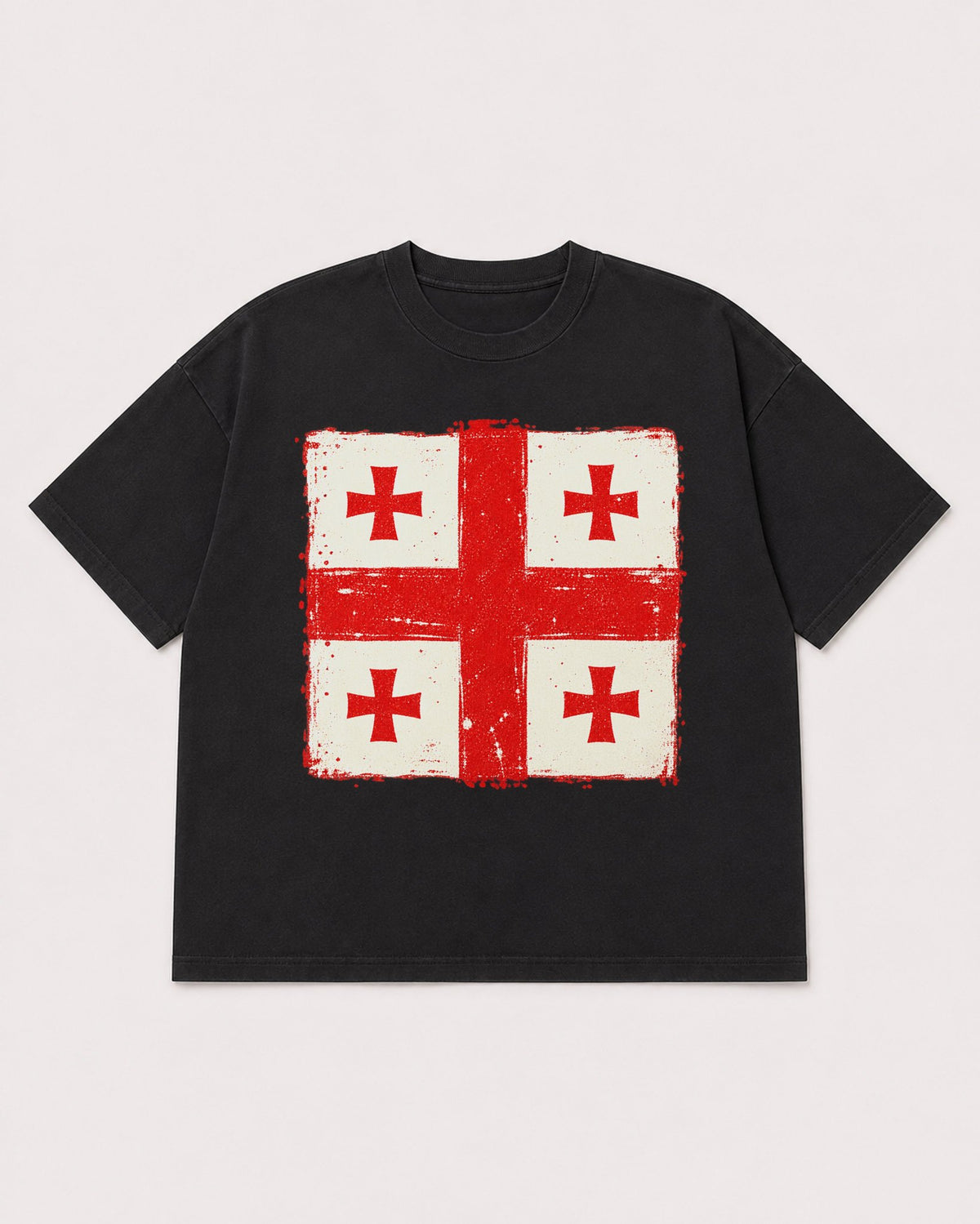 Mockup Boxy Heavyweight Tee Black product