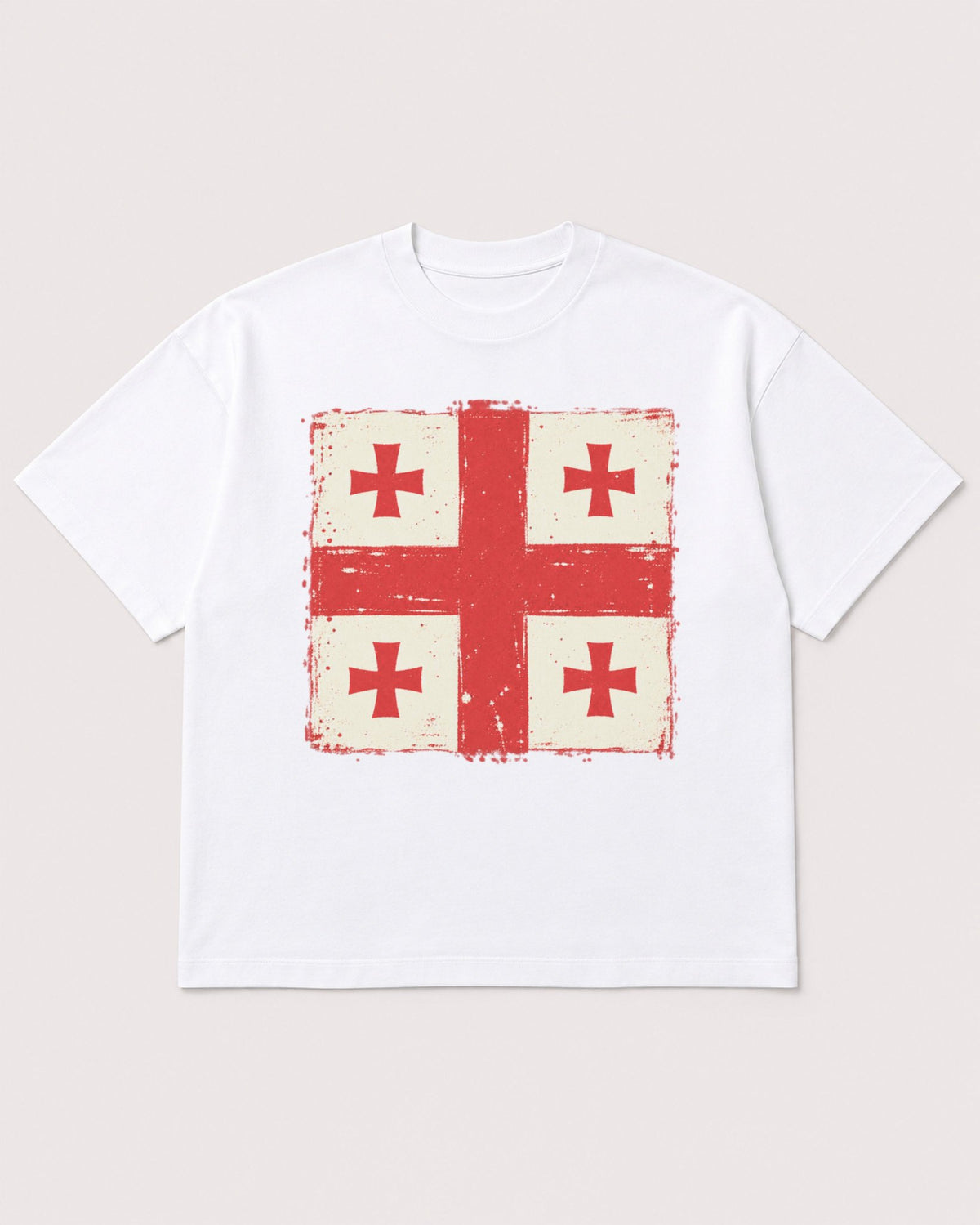Mockup Boxy Heavyweight Tee White product