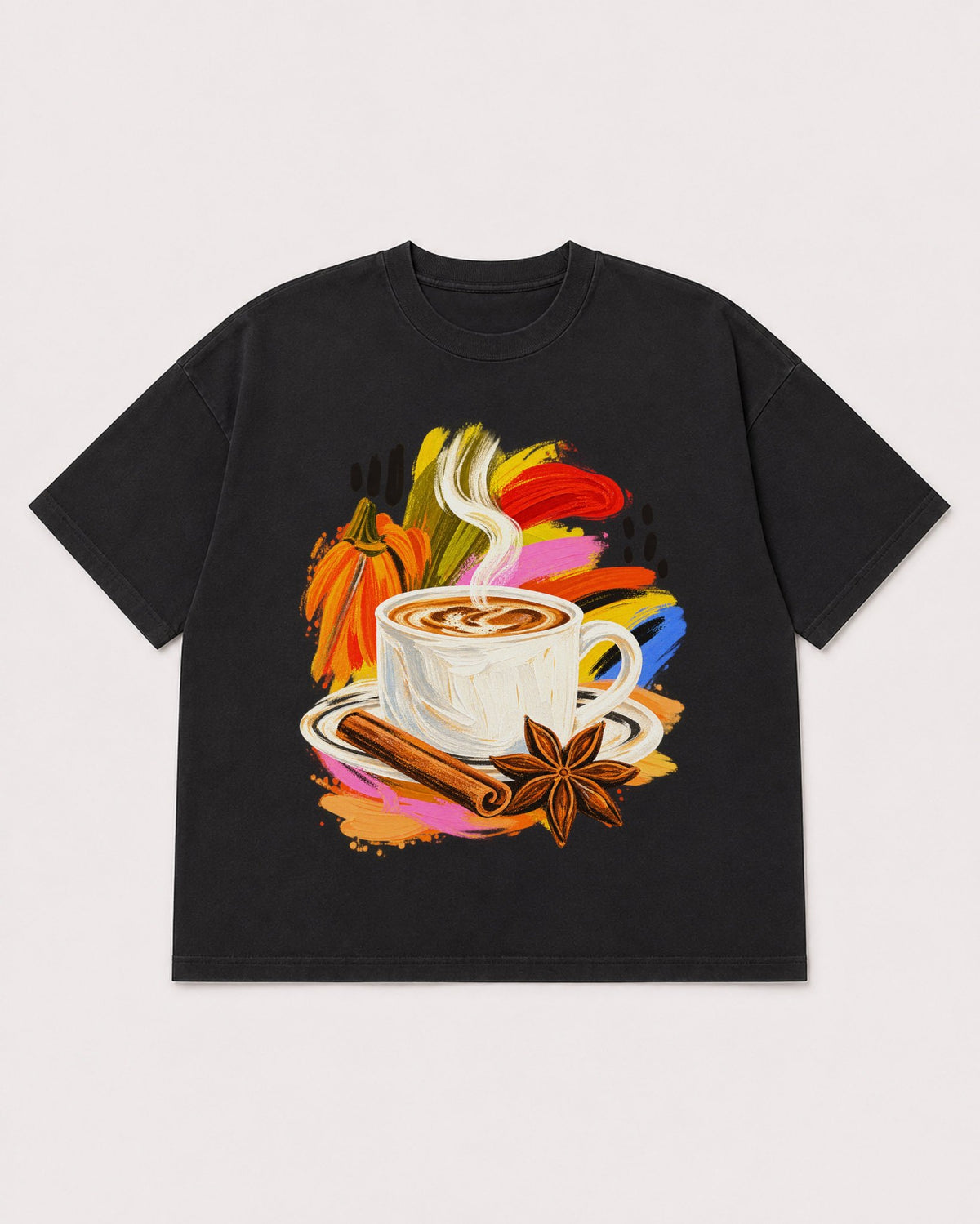 Mockup Boxy Heavyweight Tee Black product