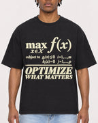 Mockup Boxy Heavyweight Tee Black male close-up 05