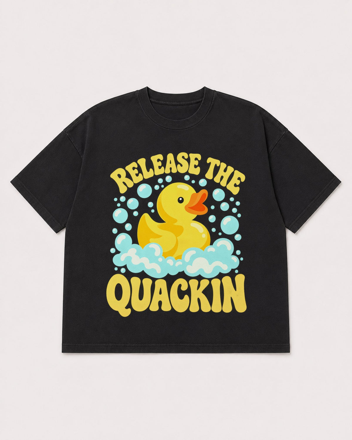 Mockup Boxy Heavyweight Tee Black product