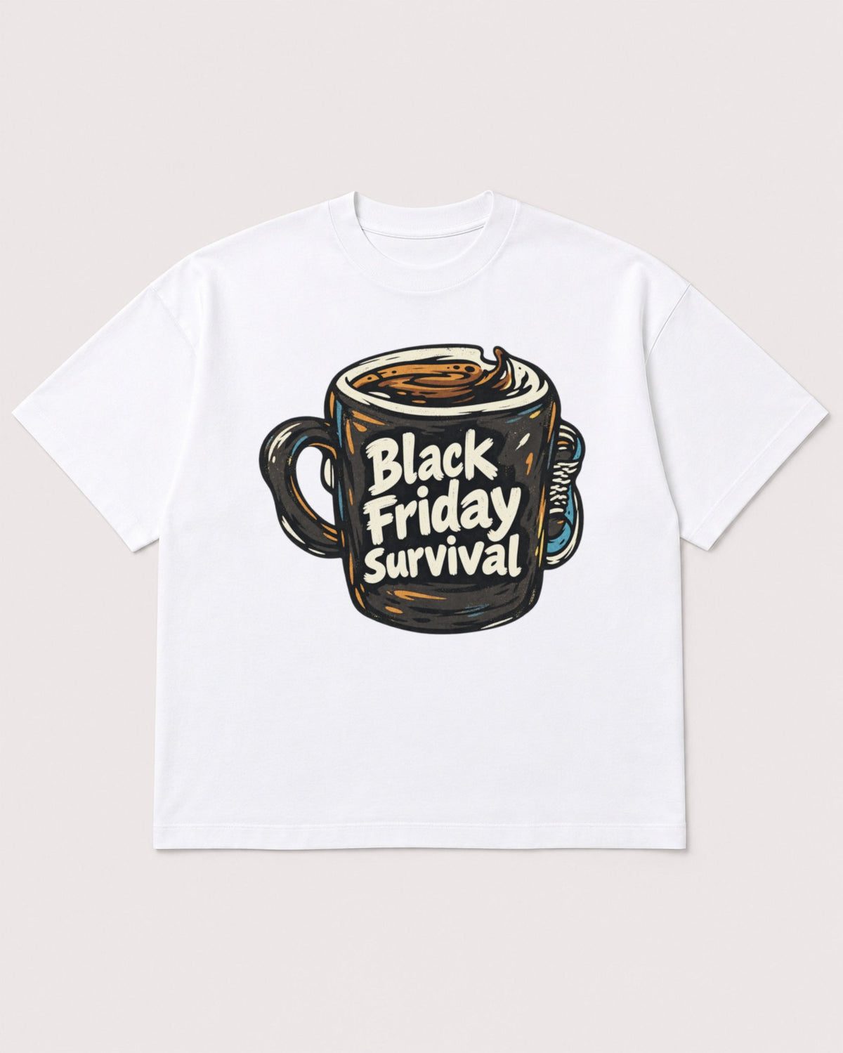 Mockup Boxy Heavyweight Tee White product