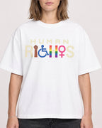 Mockup Boxy Heavyweight Tee White female close-up 38