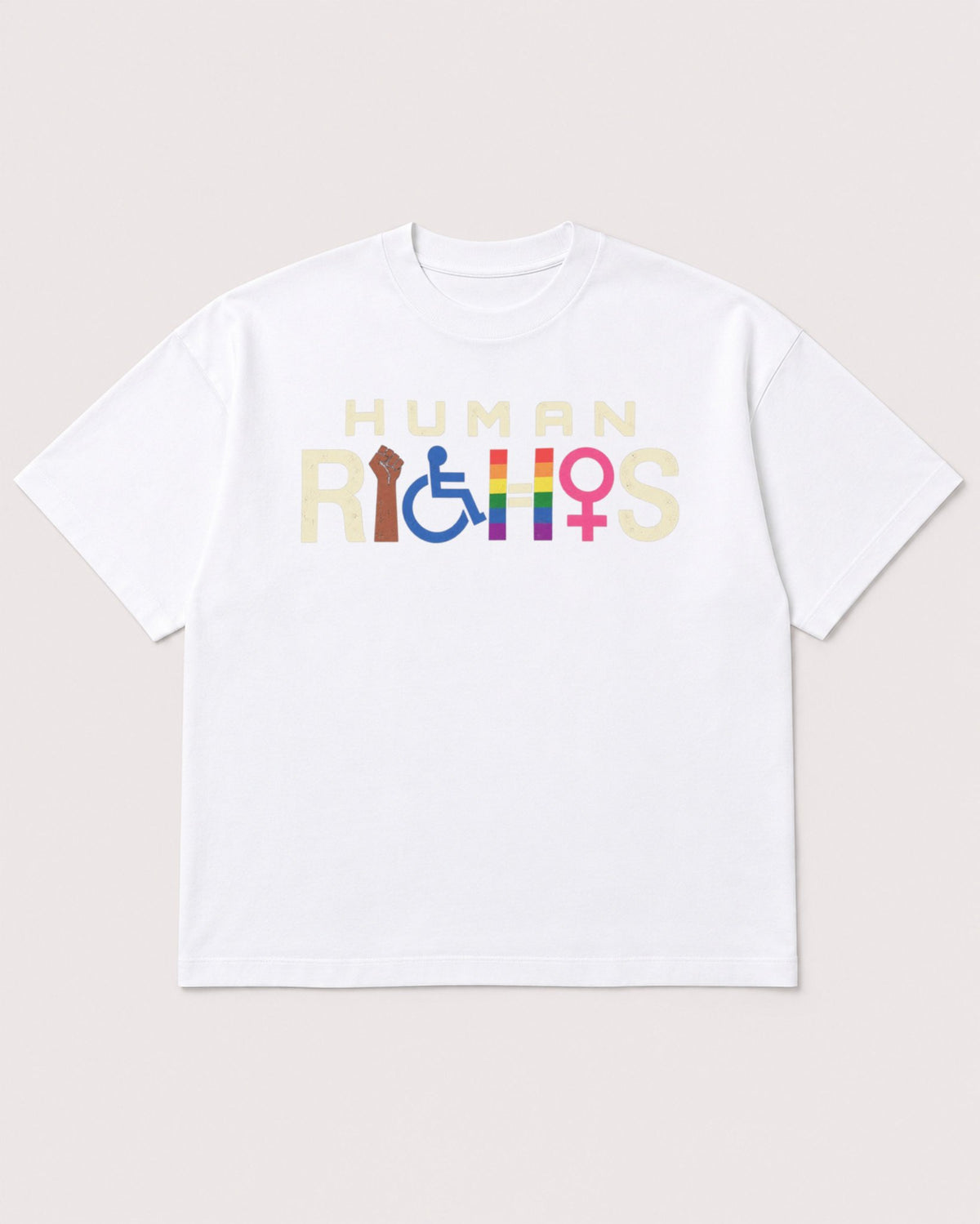 Mockup Boxy Heavyweight Tee White product