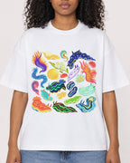 Mockup Boxy Heavyweight Tee White female close-up 05