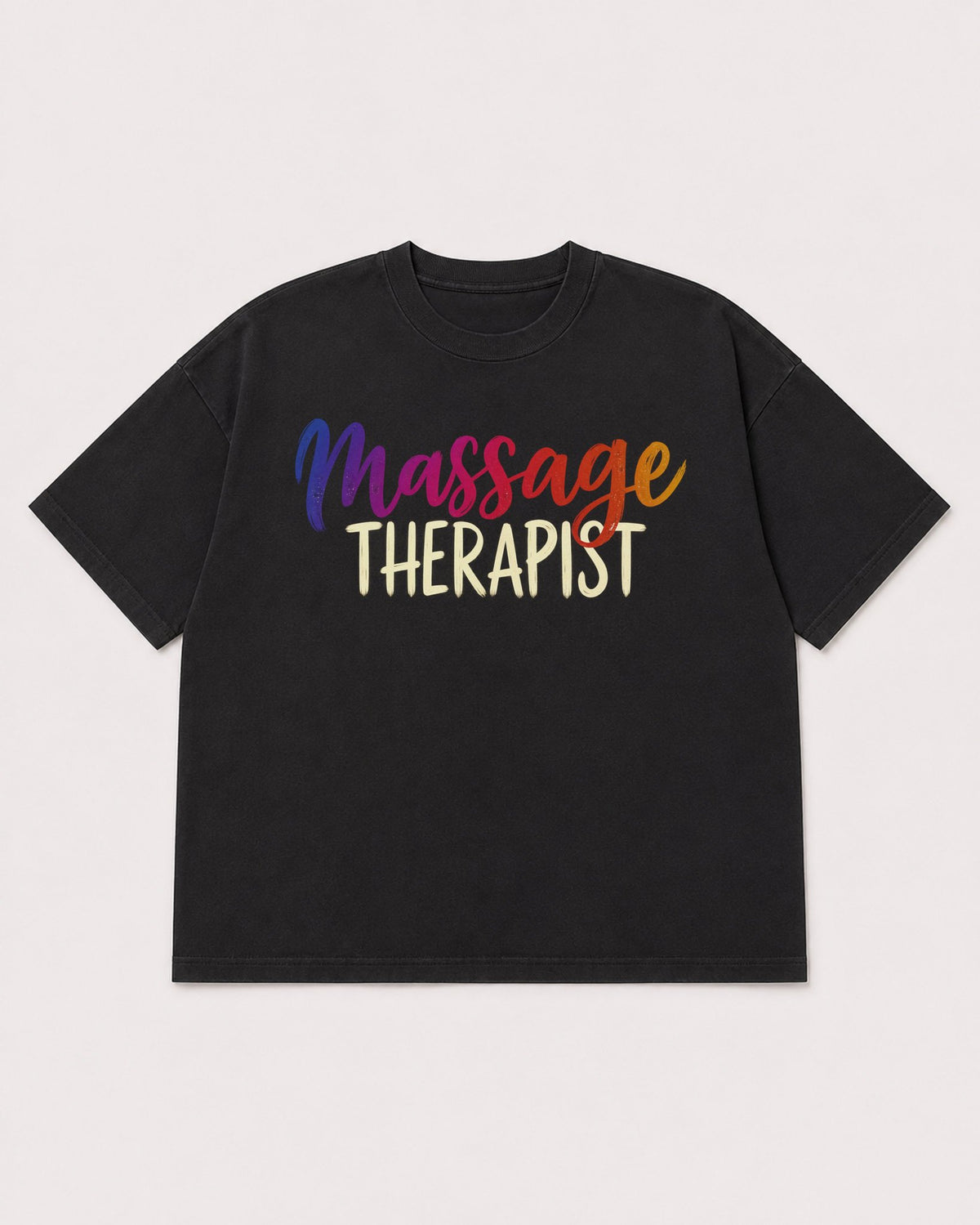 Mockup Boxy Heavyweight Tee Black product