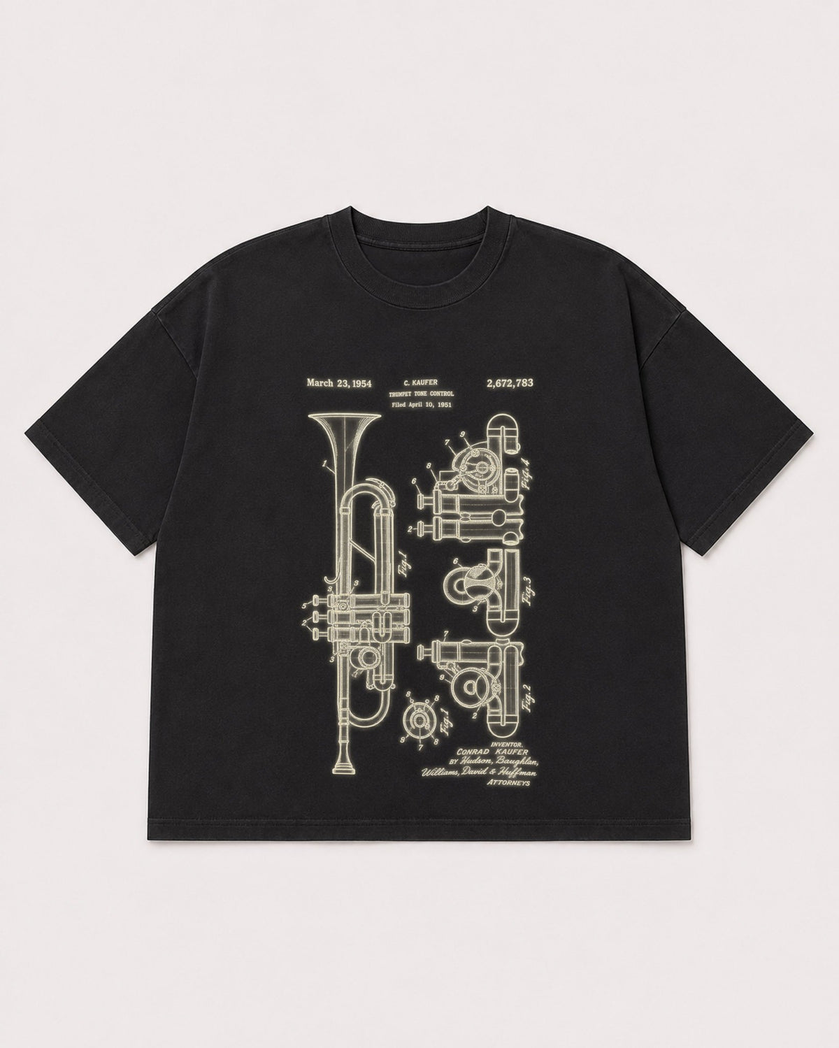 Mockup Boxy Heavyweight Tee Black product