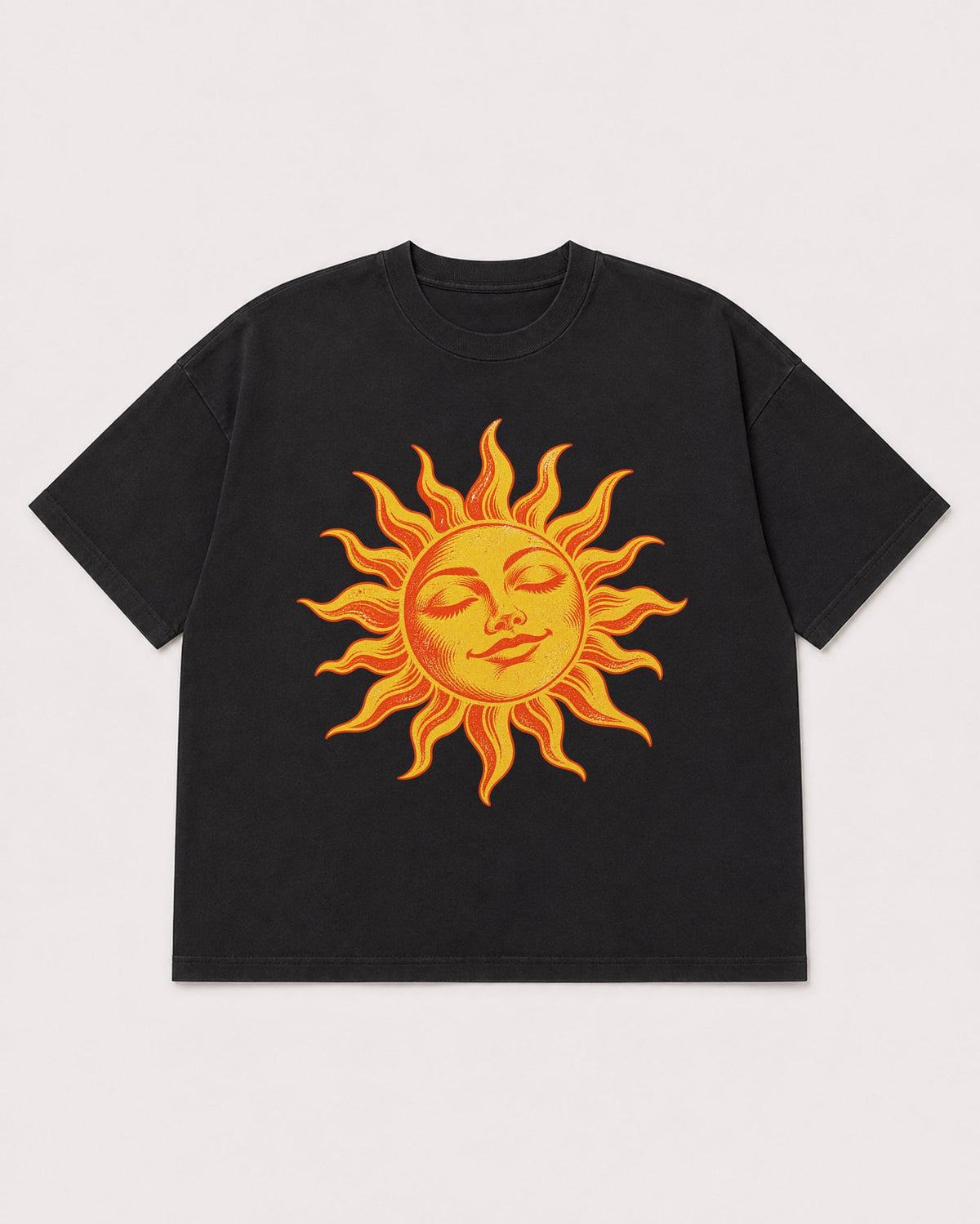 Mockup Boxy Heavyweight Tee Black product