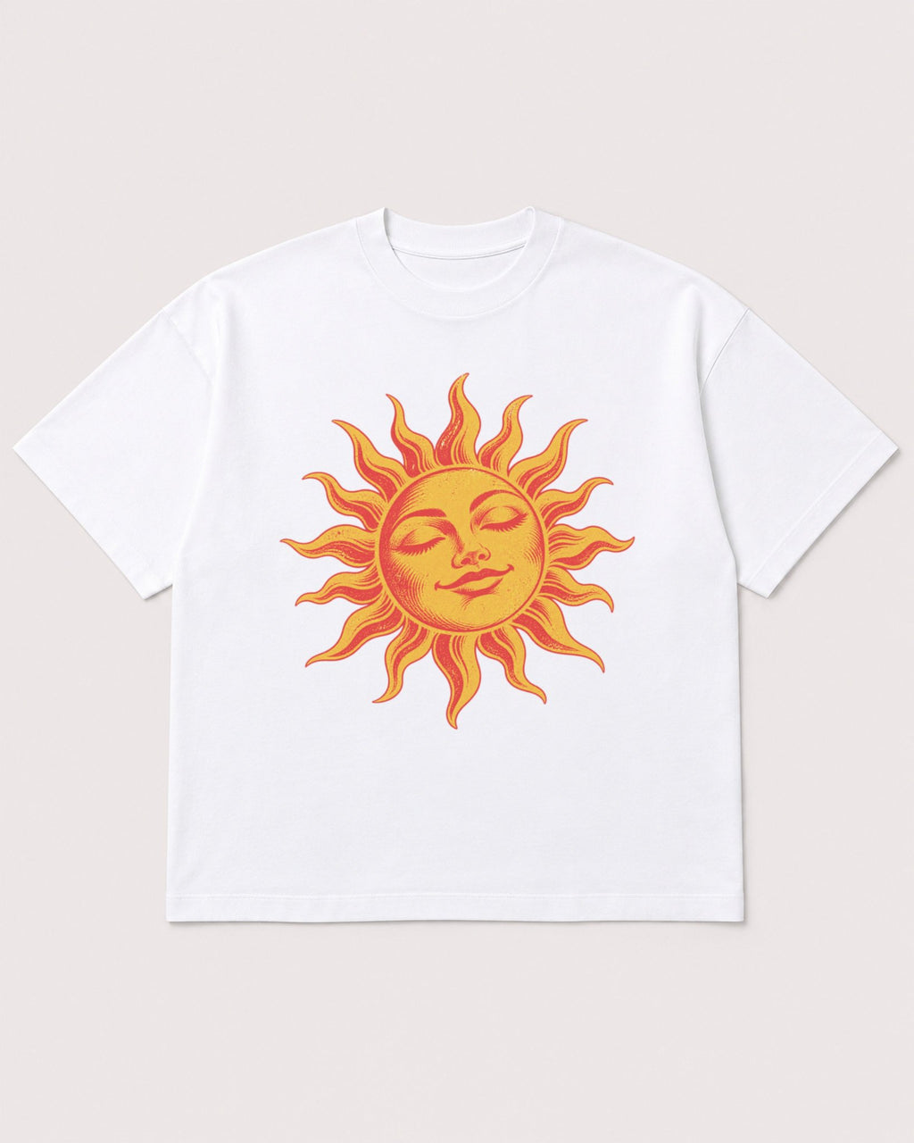 Mockup Boxy Heavyweight Tee White product
