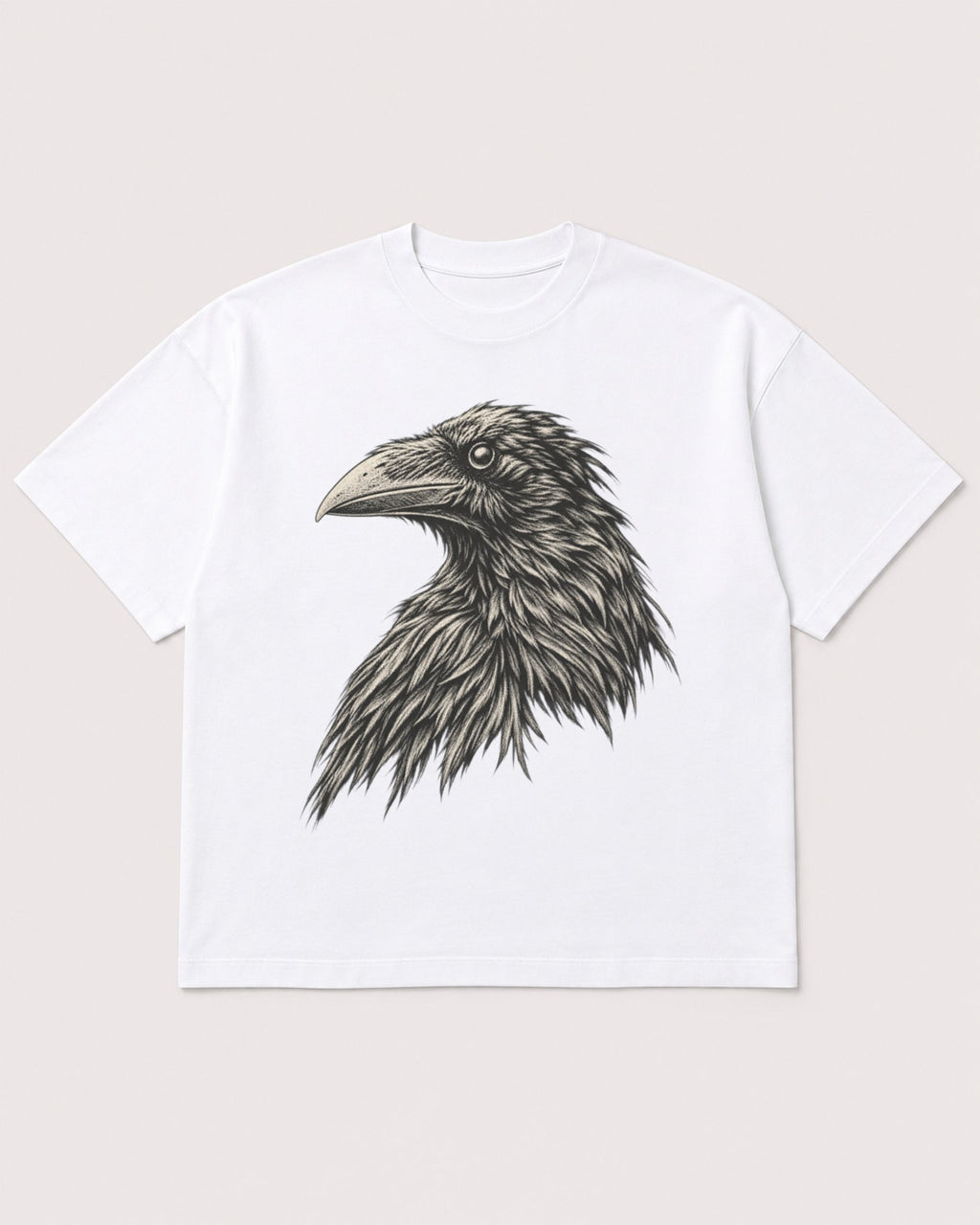 Mockup Boxy Heavyweight Tee White product