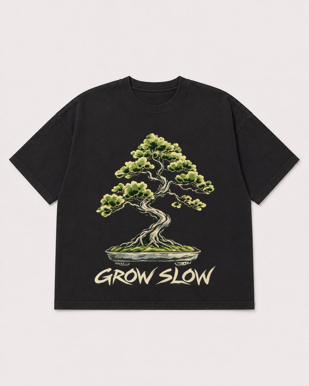 Mockup Boxy Heavyweight Tee Black product