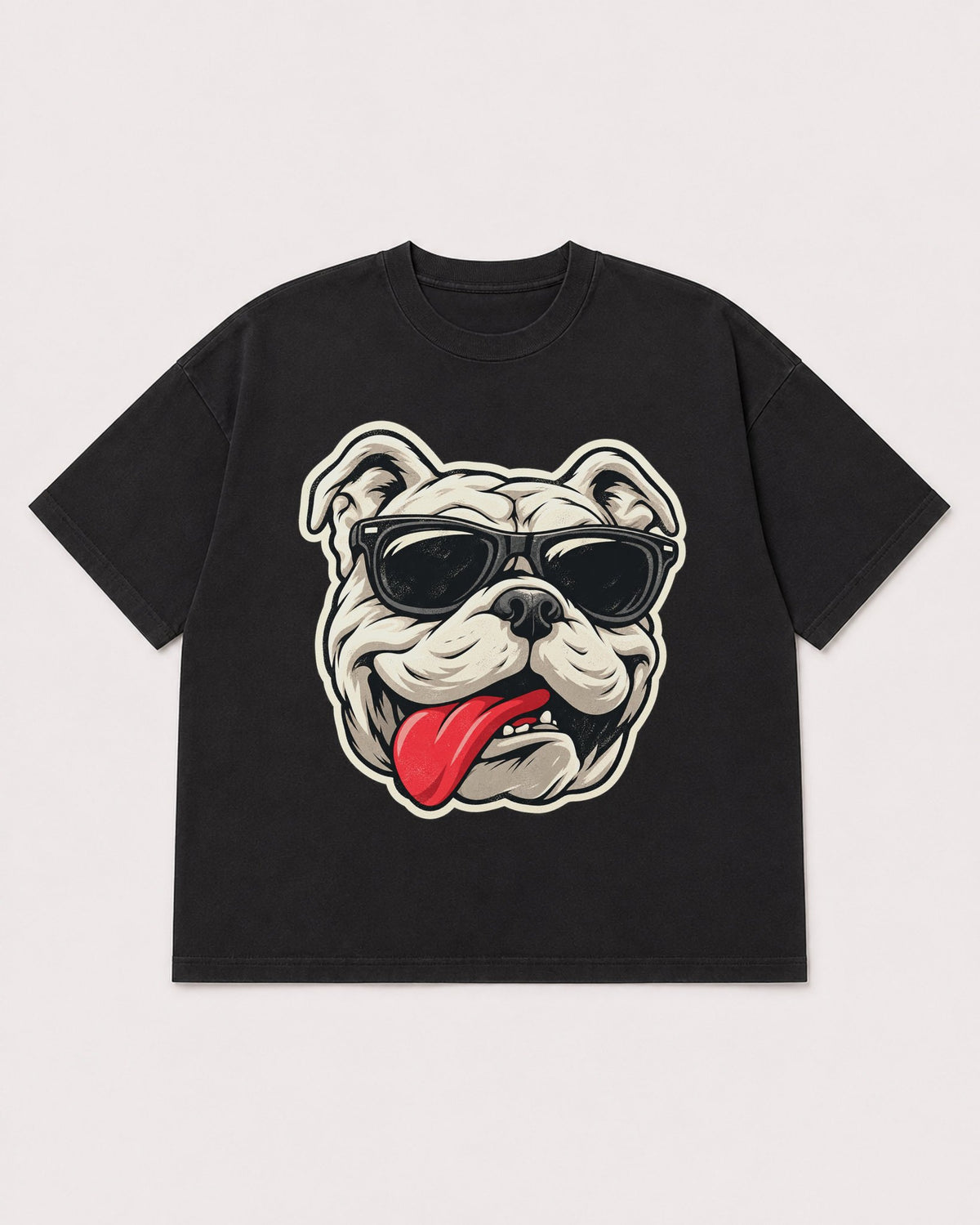 Mockup Boxy Heavyweight Tee Black product