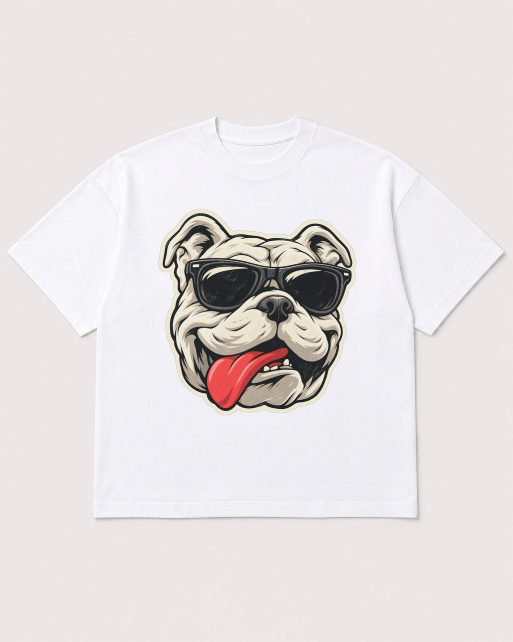 Mockup Boxy Heavyweight Tee White product
