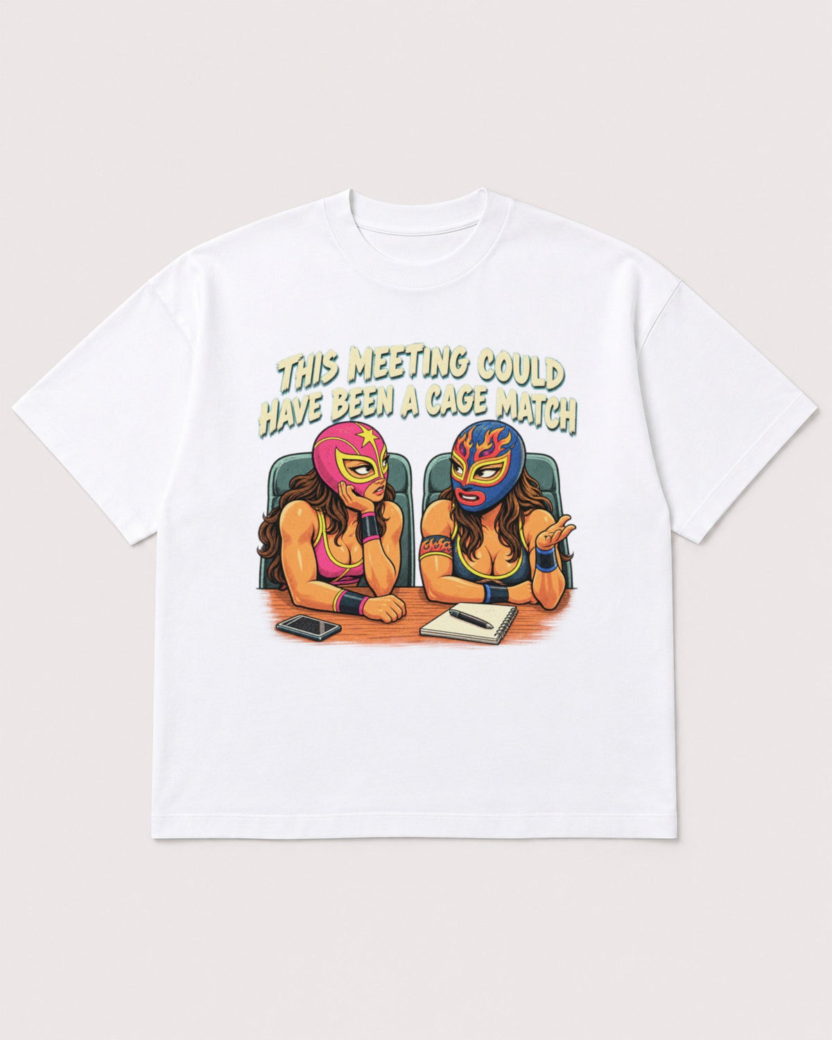Mockup Boxy Heavyweight Tee White product