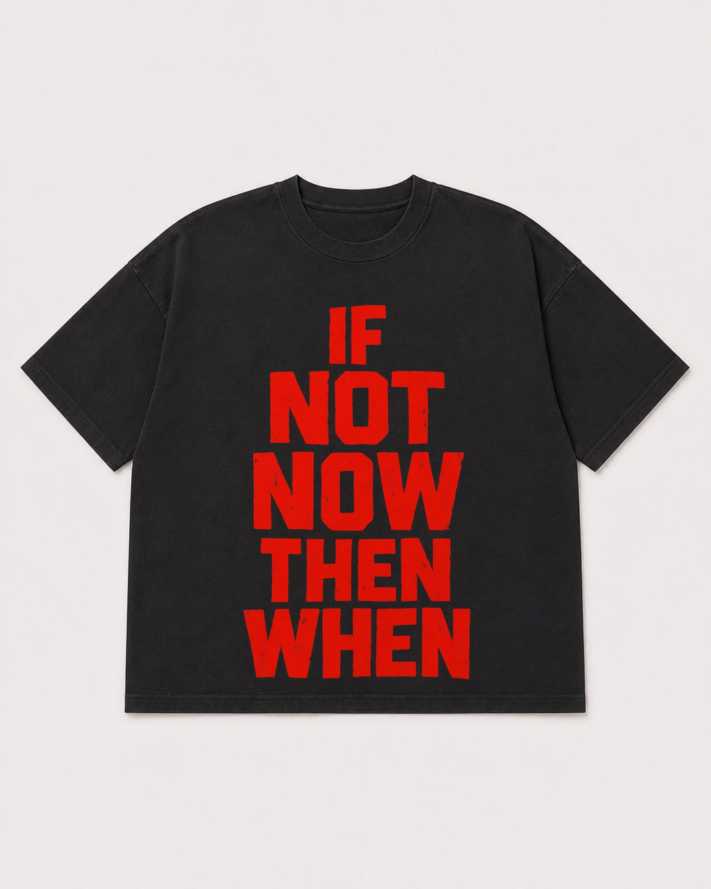 Mockup Boxy Heavyweight Tee Black product