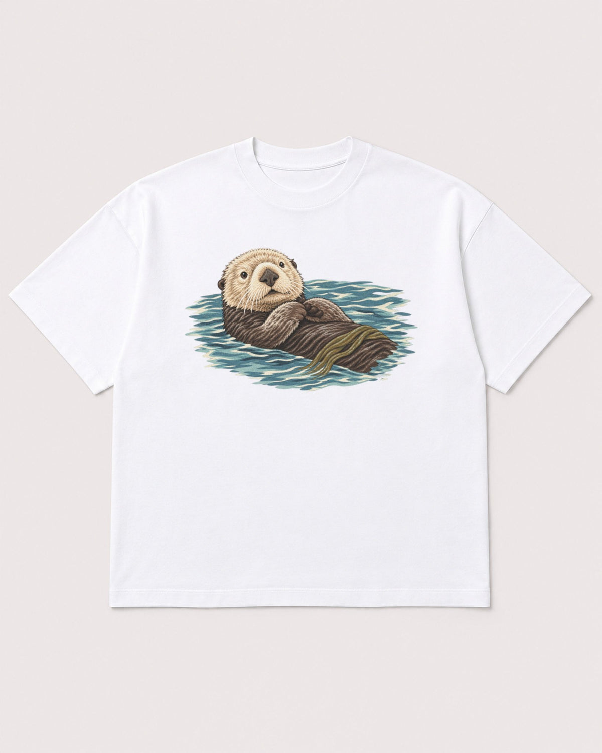 Mockup Boxy Heavyweight Tee White product