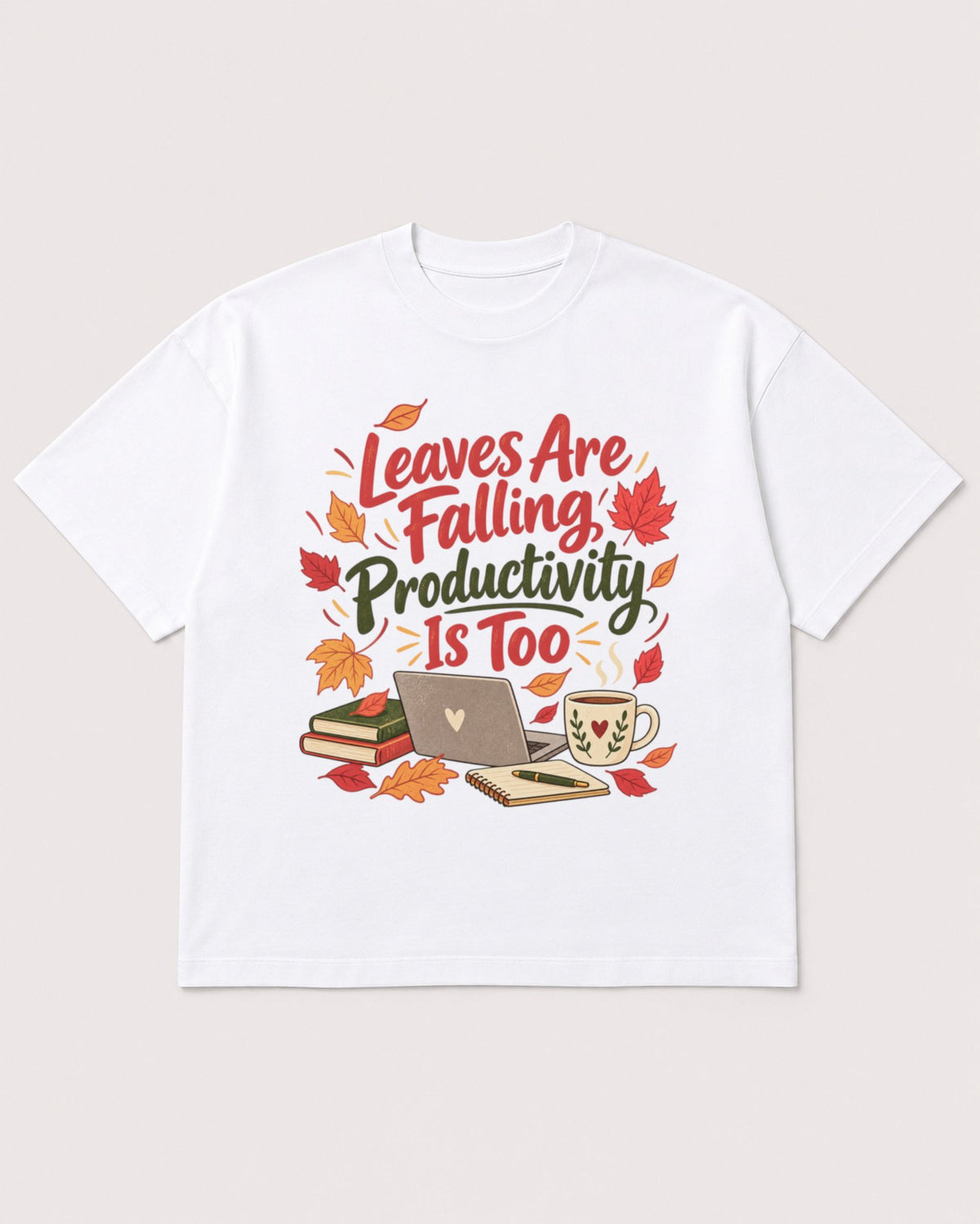 Mockup Boxy Heavyweight Tee White product