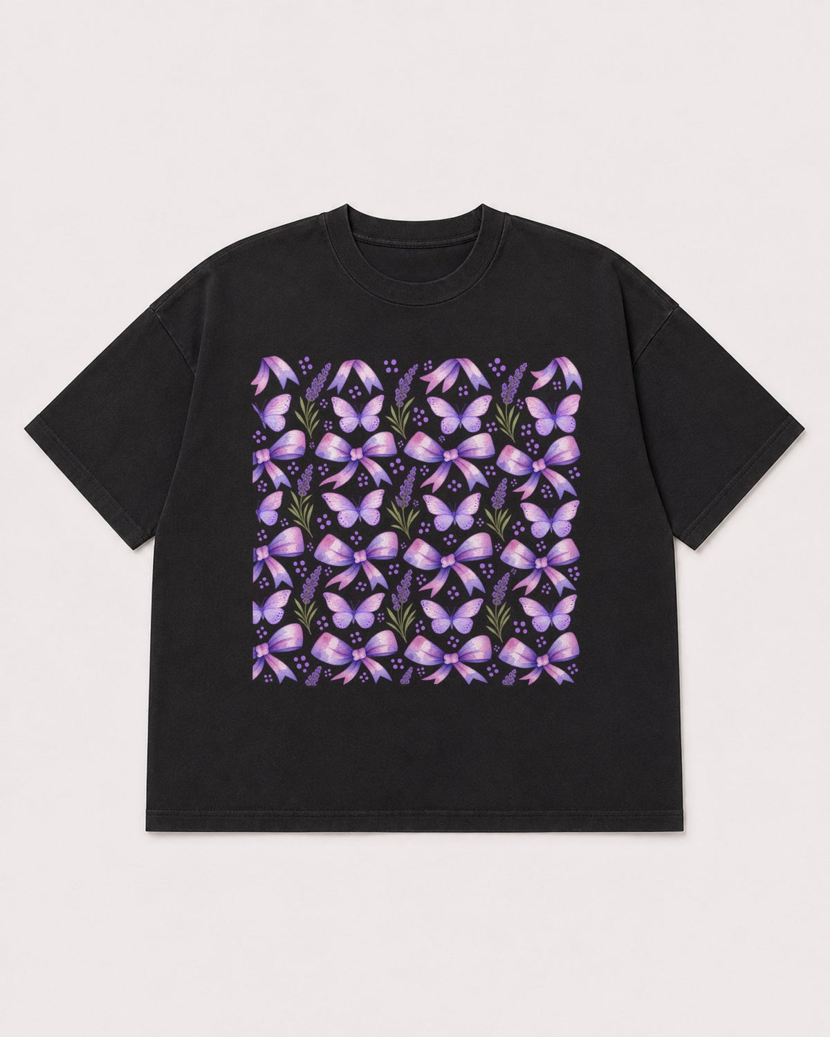 Mockup Boxy Heavyweight Tee Black product