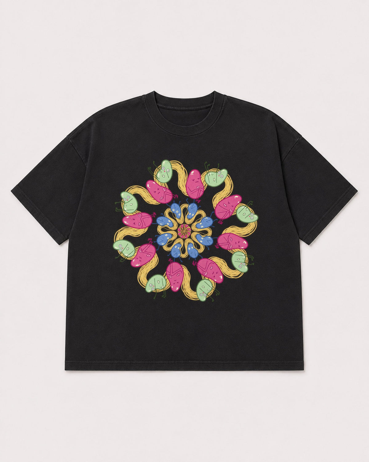 Mockup Boxy Heavyweight Tee Black product
