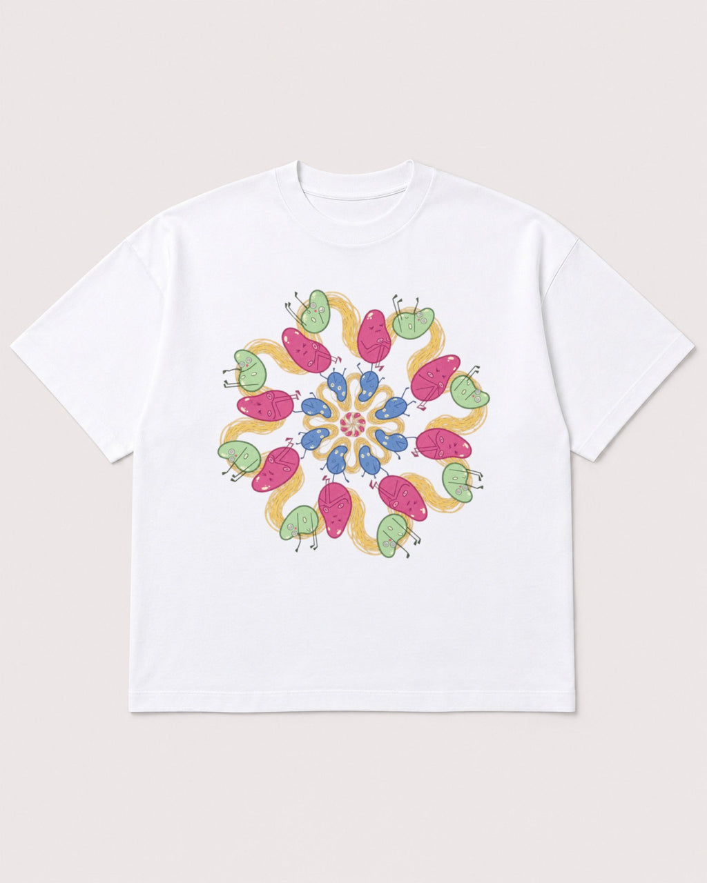 Mockup Boxy Heavyweight Tee White product