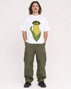 Mockup Boxy Heavyweight Tee White male full-body 49