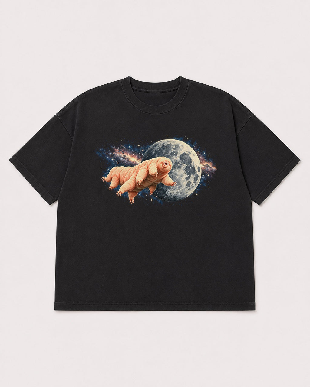 Mockup Boxy Heavyweight Tee Black product