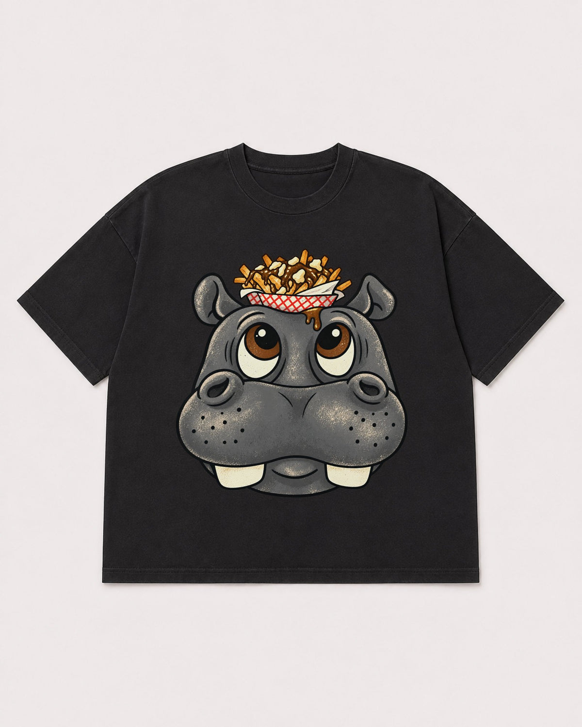 Mockup Boxy Heavyweight Tee Black product