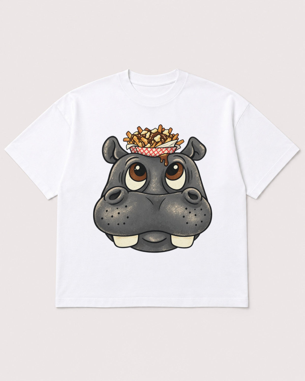 Mockup Boxy Heavyweight Tee White product