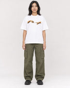 Mockup Boxy Heavyweight Tee White female full-body 22
