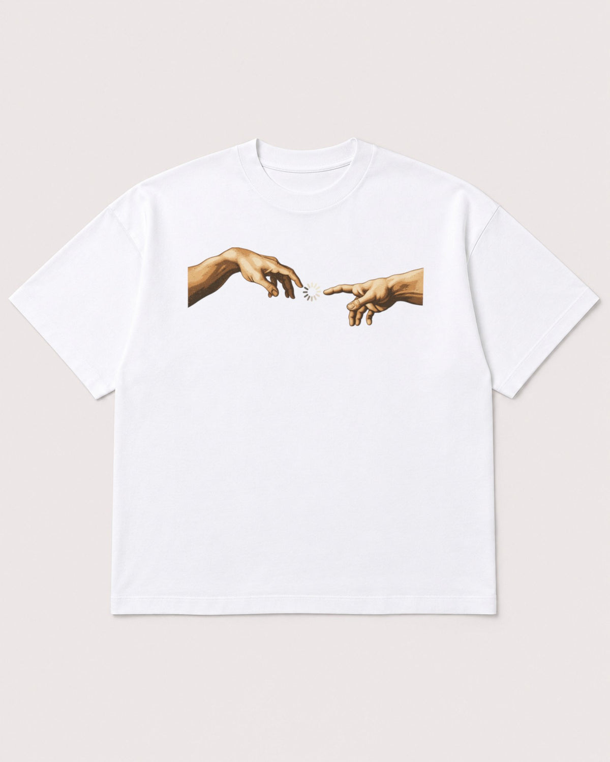 Mockup Boxy Heavyweight Tee White product