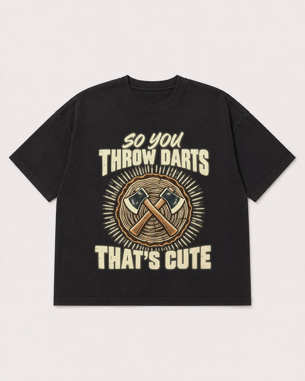 Mockup Boxy Heavyweight Tee Black product
