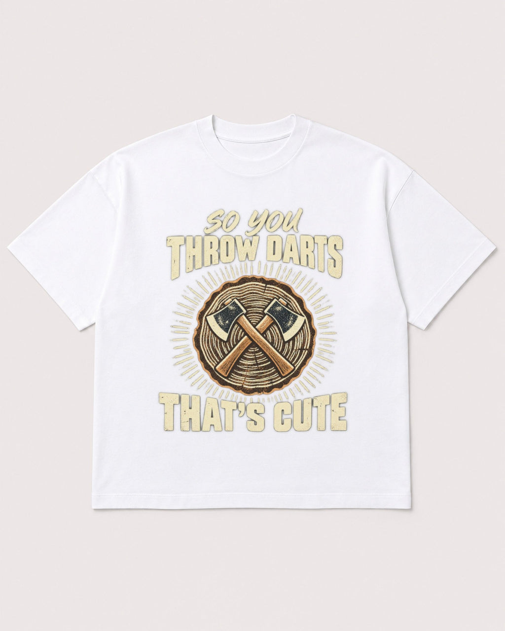 Mockup Boxy Heavyweight Tee White product