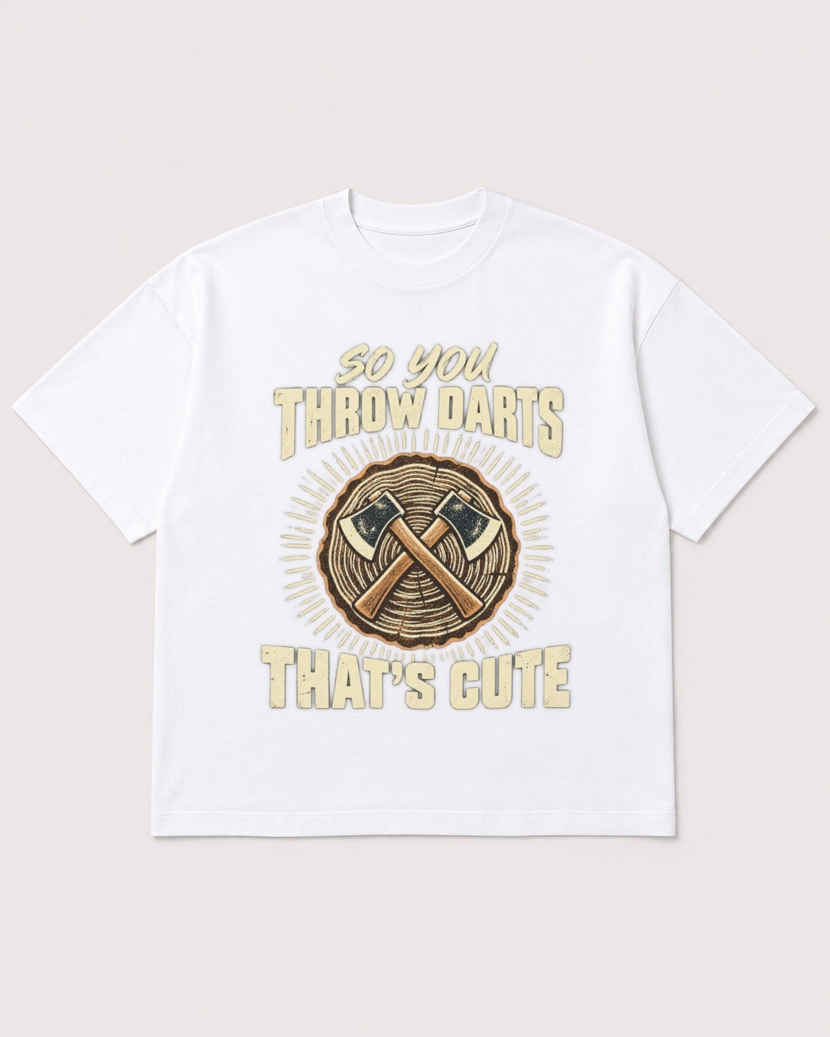 Mockup Boxy Heavyweight Tee White product
