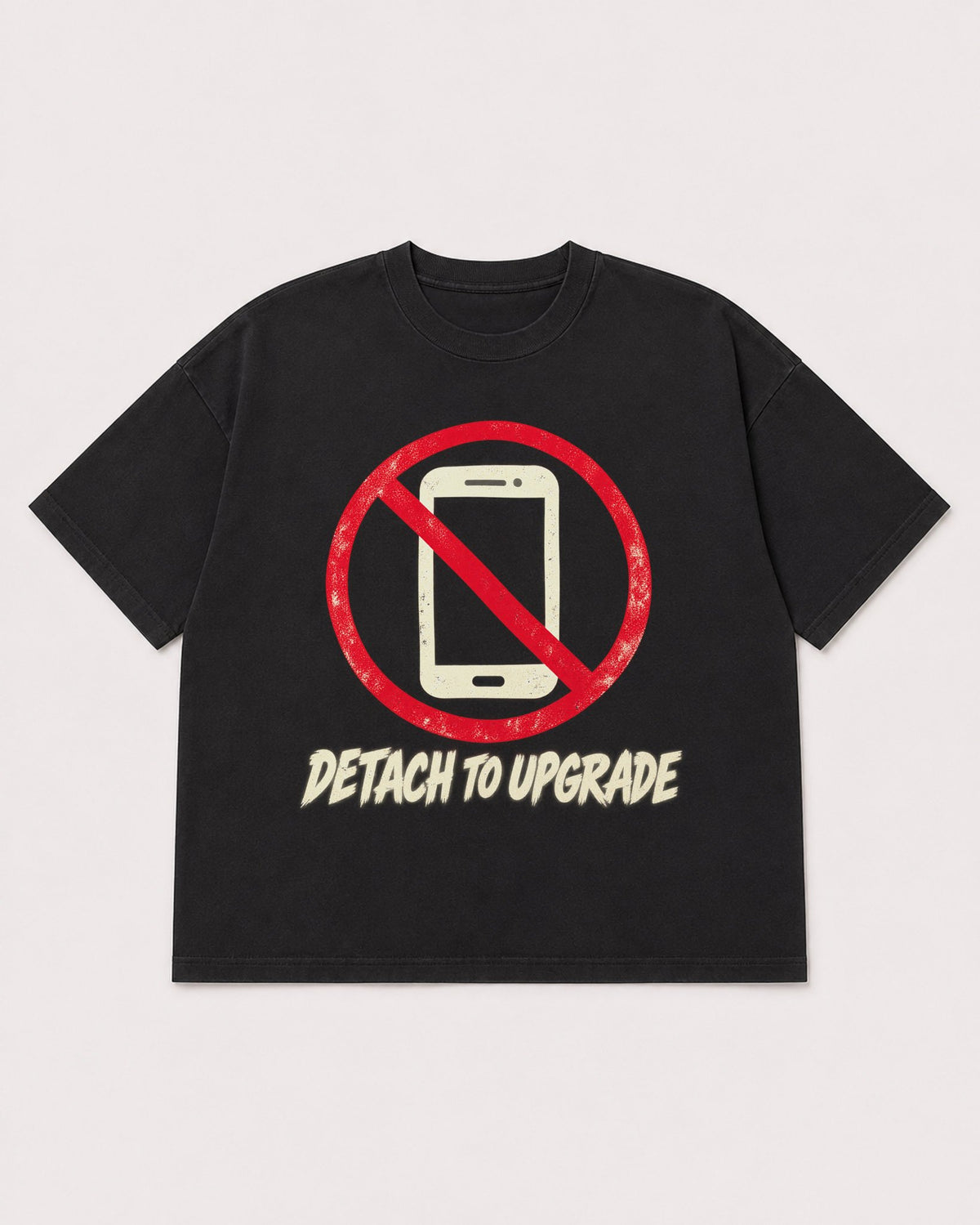 Mockup Boxy Heavyweight Tee Black product