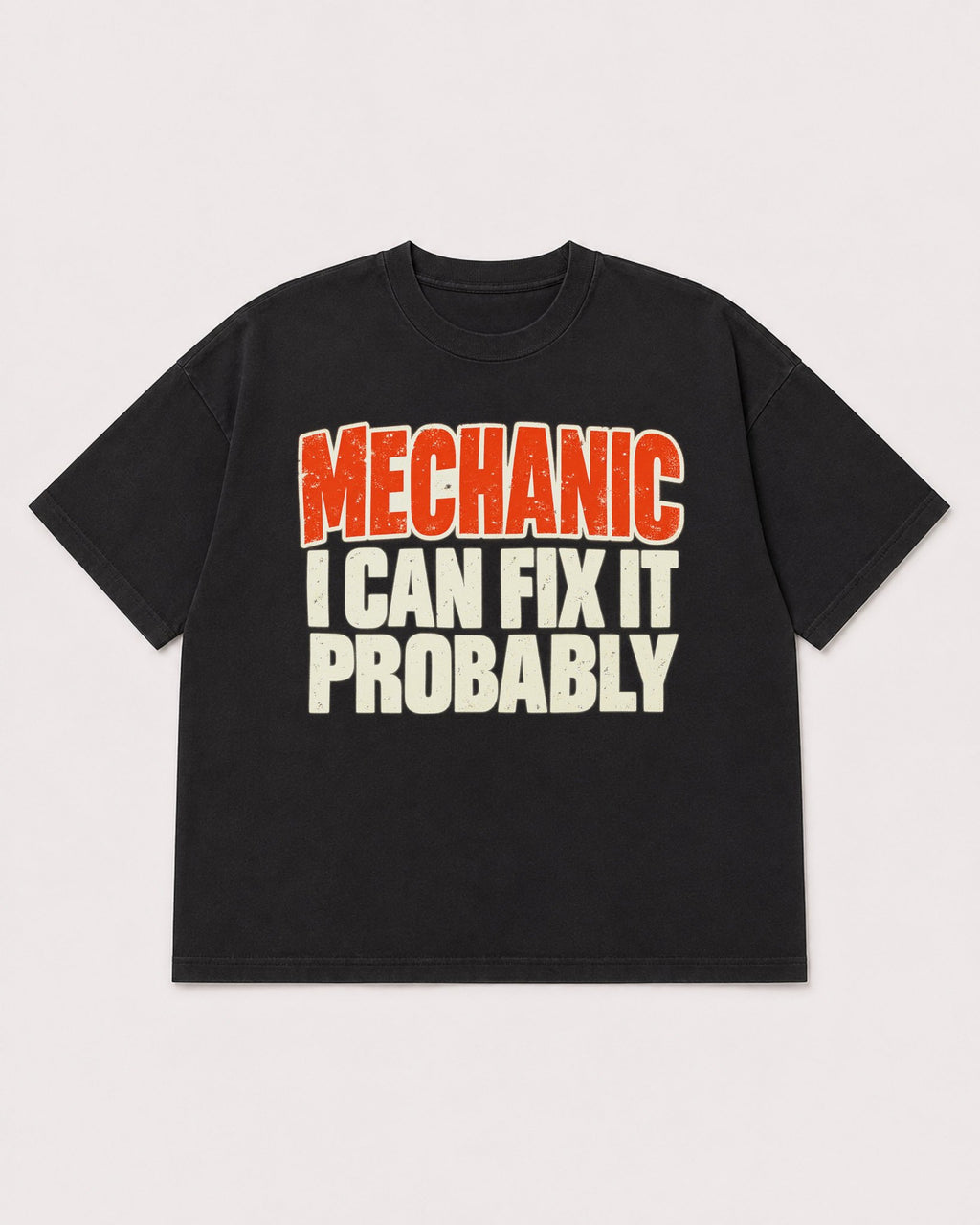 Mockup Boxy Heavyweight Tee Black product