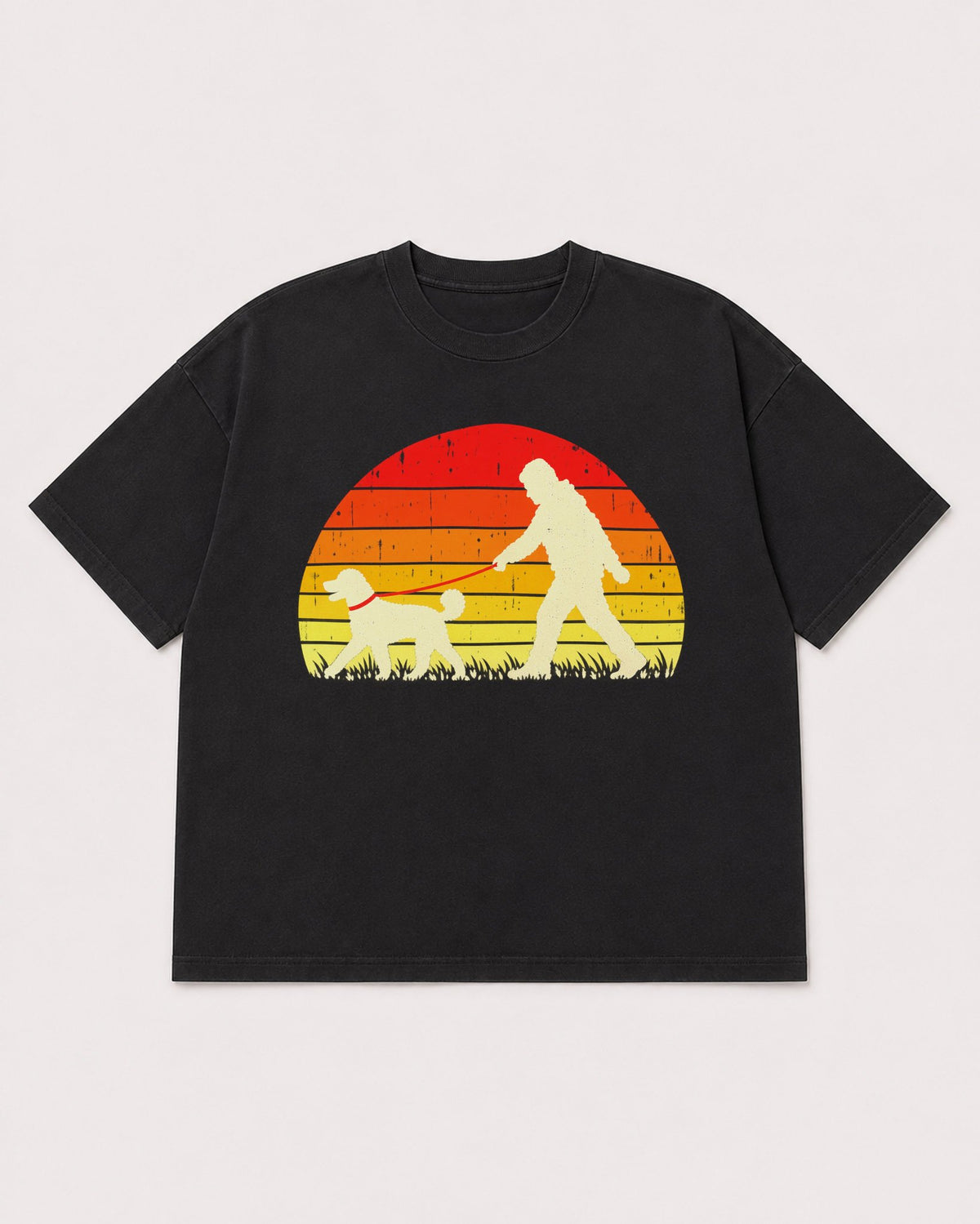 Mockup Boxy Heavyweight Tee Black product