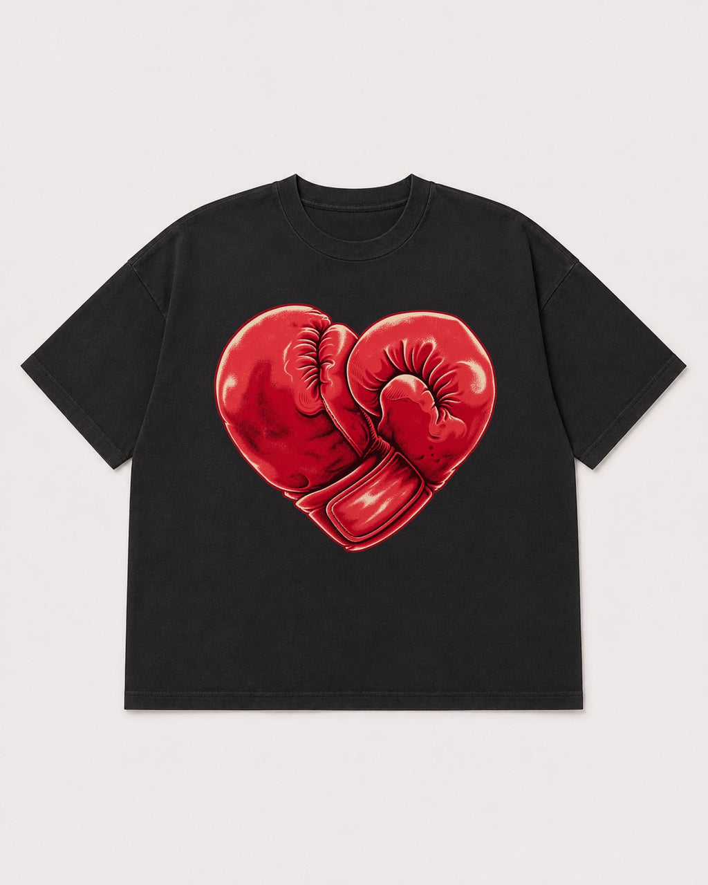Mockup Boxy Heavyweight Tee Black product