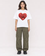 Mockup Boxy Heavyweight Tee White female full-body 02