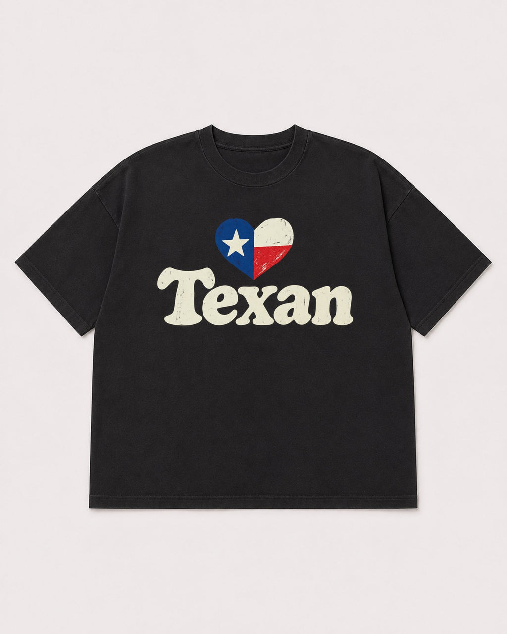 Mockup Boxy Heavyweight Tee Black product