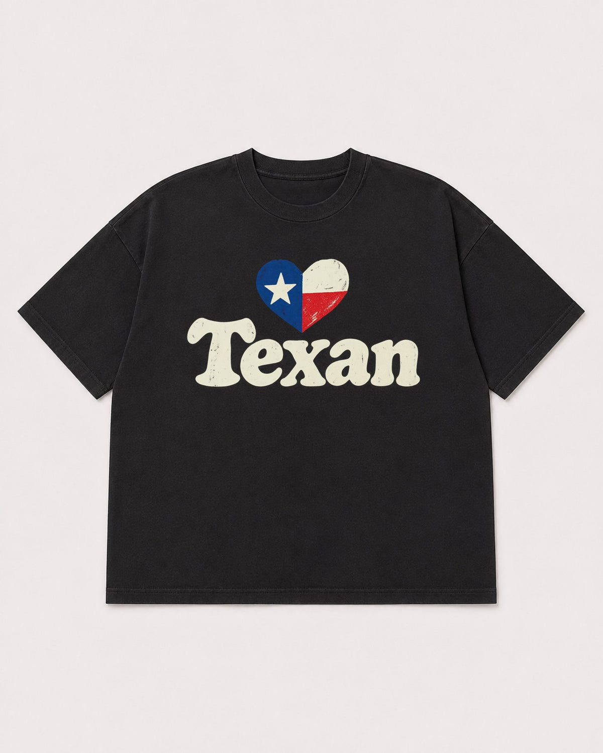 Mockup Boxy Heavyweight Tee Black product