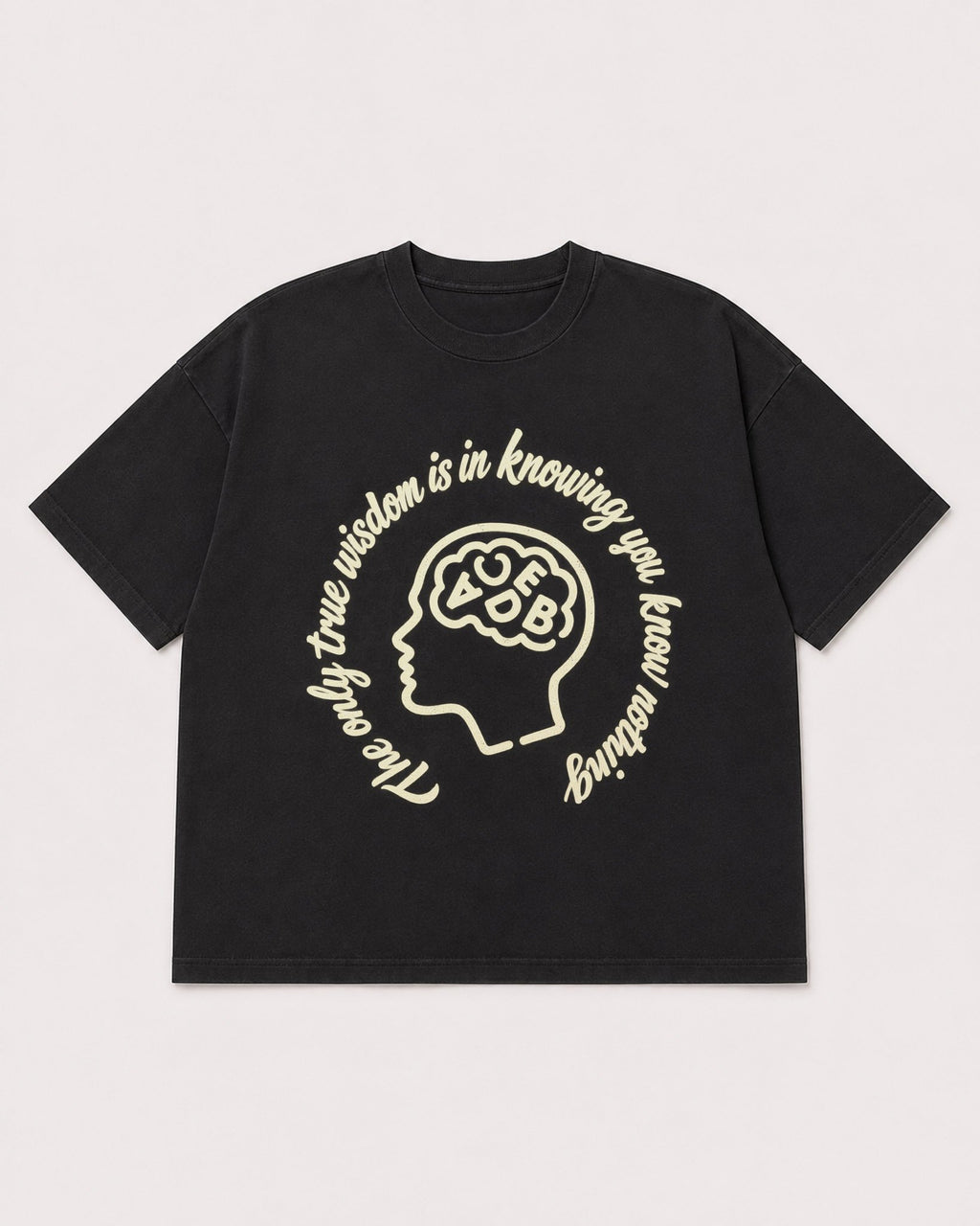 Mockup Boxy Heavyweight Tee Black product