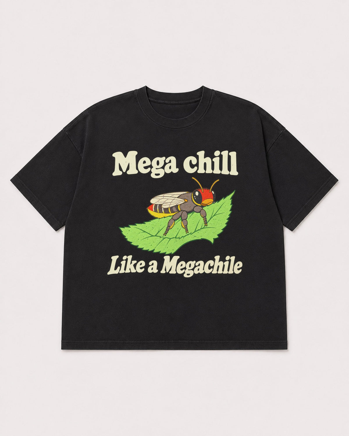 Mockup Boxy Heavyweight Tee Black product