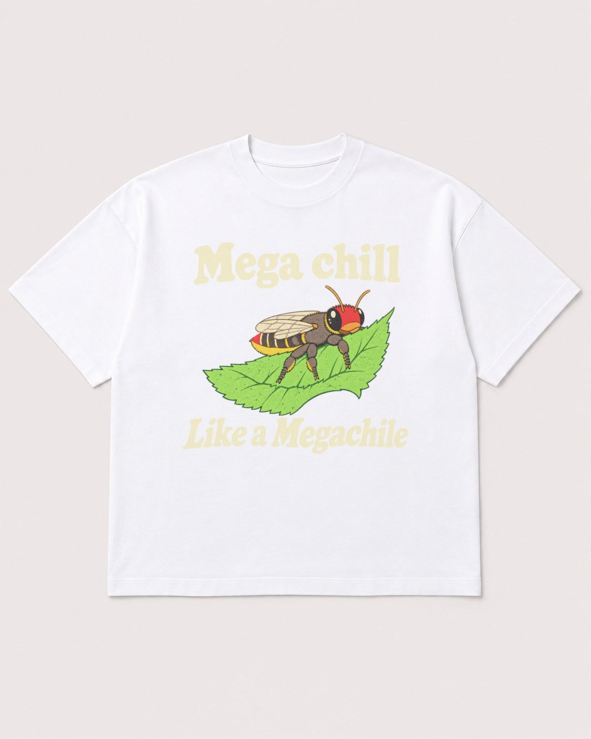 Mockup Boxy Heavyweight Tee White product